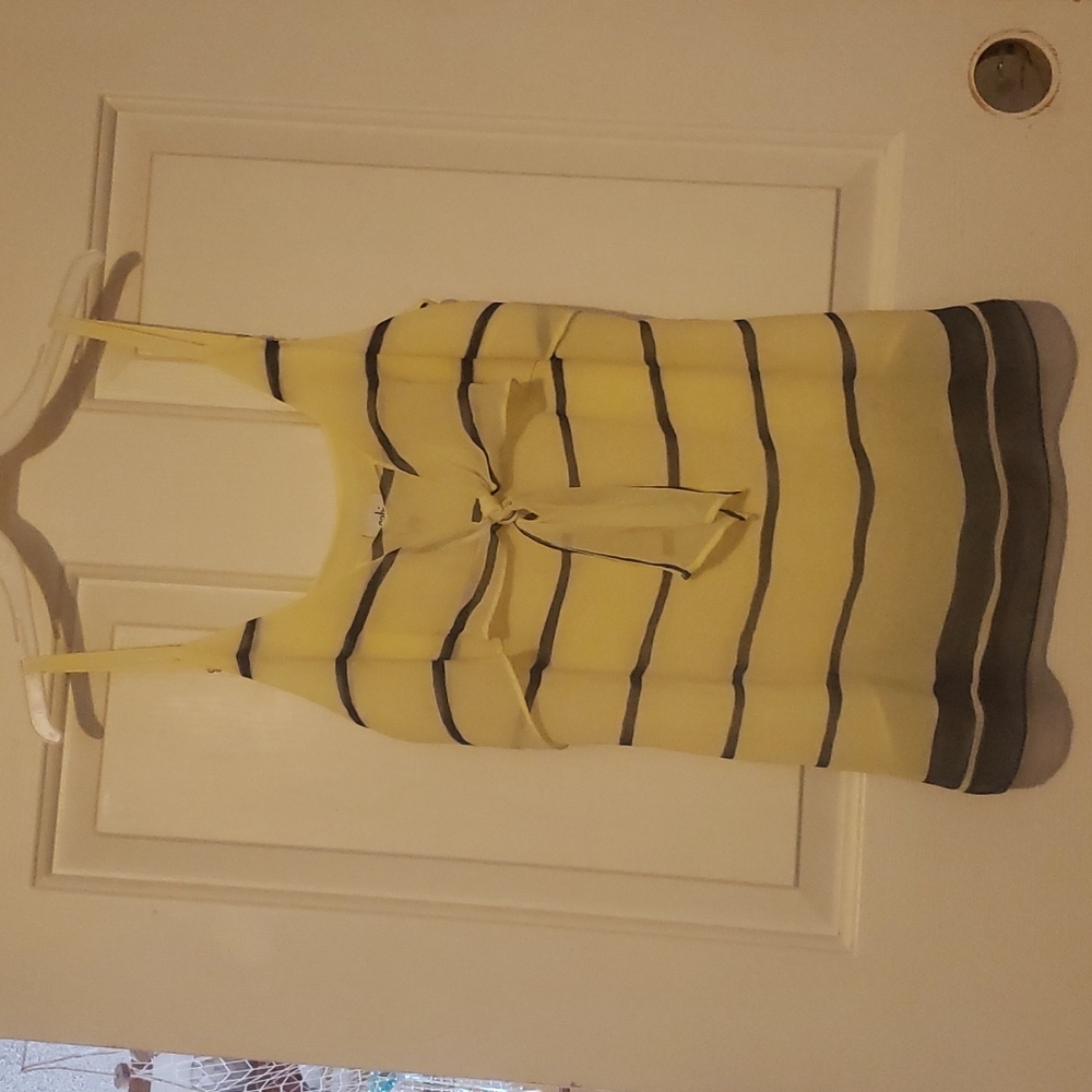 Cabi yellow & blue striped tank